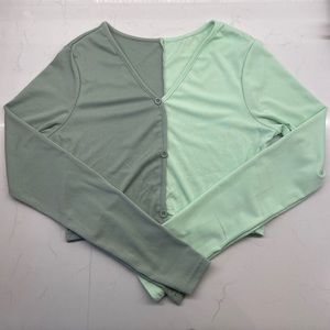 shein long sleeve crop top